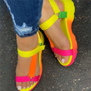 Multi Colour Casual Flat Shoes Comfortable Sandals