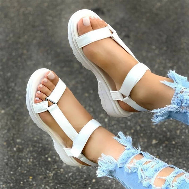 Multi Colour Casual Flat Shoes Comfortable Sandals