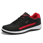 Men Sneakers Casual Shoes Breathable Lace up Mens Spring Leather Shoes Men - Ernadi