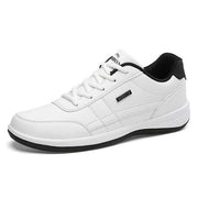Men Sneakers Casual Shoes Breathable Lace up Mens Spring Leather Shoes Men - Ernadi