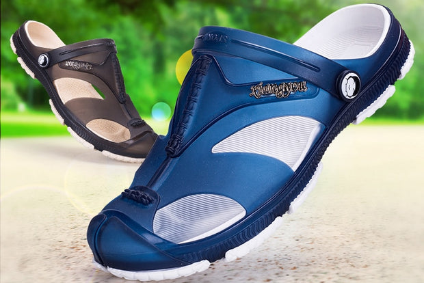 Clogs Slip-On Garden Shoes Plus Size Beach Flip Flops