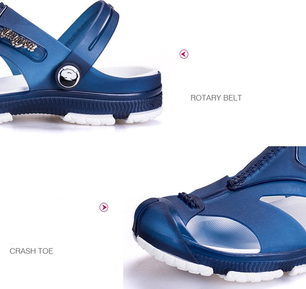 Clogs Slip-On Garden Shoes Plus Size Beach Flip Flops