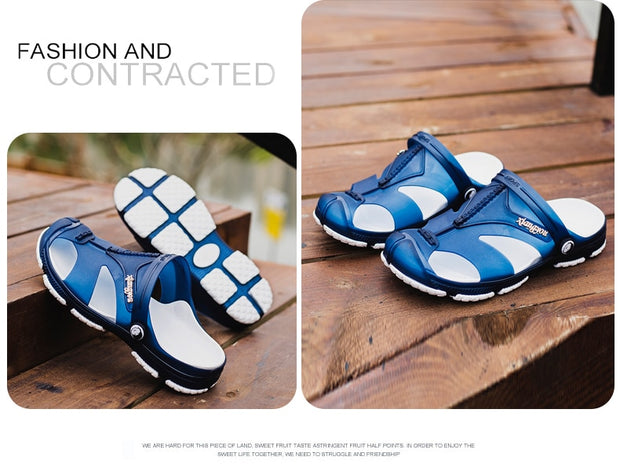 Clogs Slip-On Garden Shoes Plus Size Beach Flip Flops