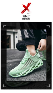 Unisex Sneakers Breathable Running Shoes Sport Comfortable Casual Couples Gym Mens Shoes - Ernadi