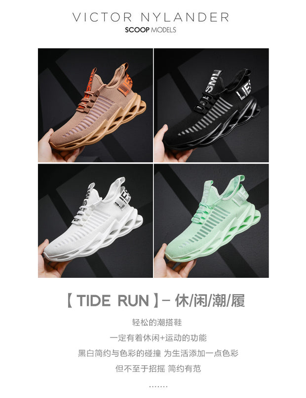 Unisex Sneakers Breathable Running Shoes Sport Comfortable Casual Couples Gym Mens Shoes - Ernadi