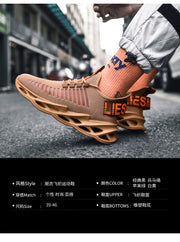 Unisex Sneakers Breathable Running Shoes Sport Comfortable Casual Couples Gym Mens Shoes - Ernadi