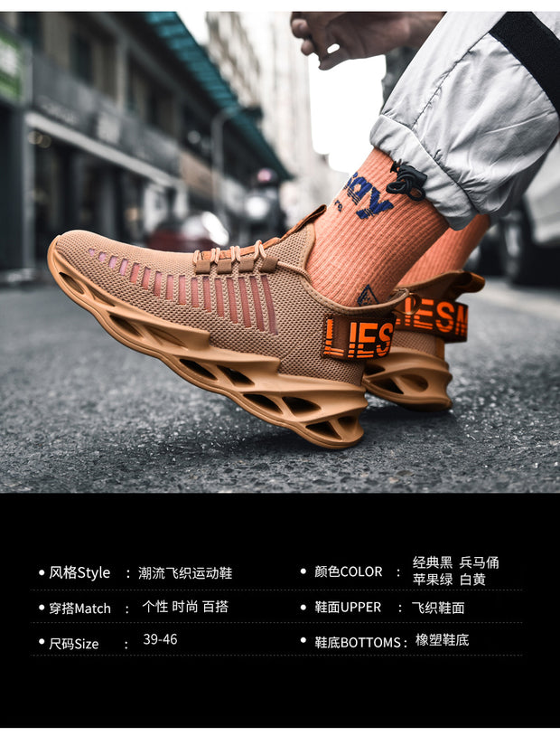 Unisex Sneakers Breathable Running Shoes Sport Comfortable Casual Couples Gym Mens Shoes - Ernadi