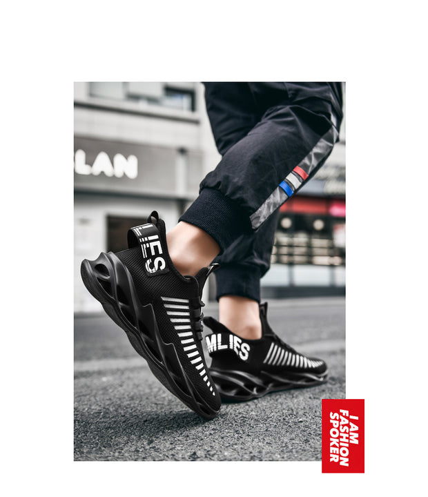 Unisex Sneakers Breathable Running Shoes Sport Comfortable Casual Couples Gym Mens Shoes - Ernadi
