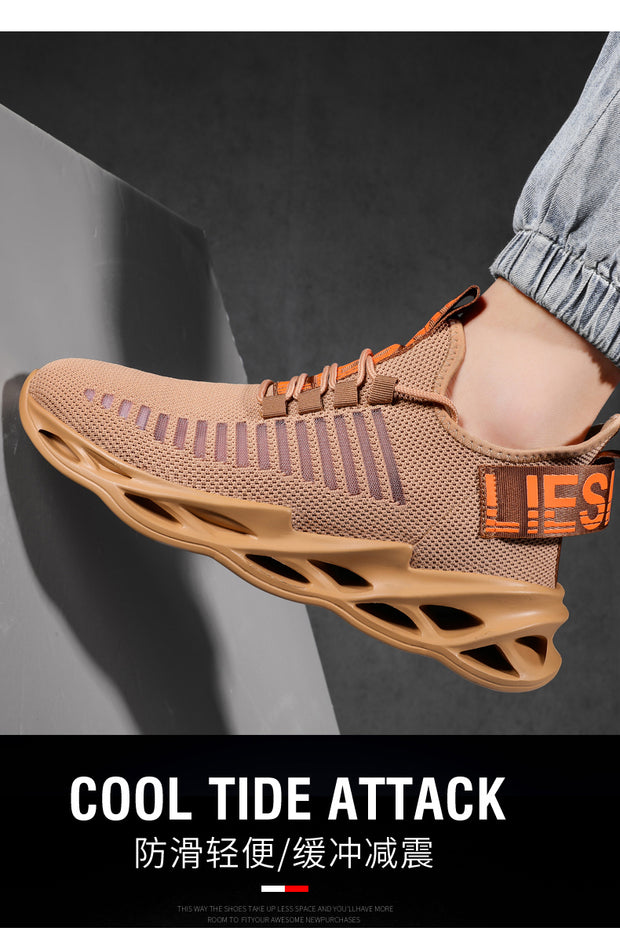 Unisex Sneakers Breathable Running Shoes Sport Comfortable Casual Couples Gym Mens Shoes - Ernadi
