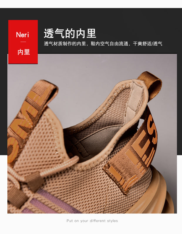 Unisex Sneakers Breathable Running Shoes Sport Comfortable Casual Couples Gym Mens Shoes - Ernadi