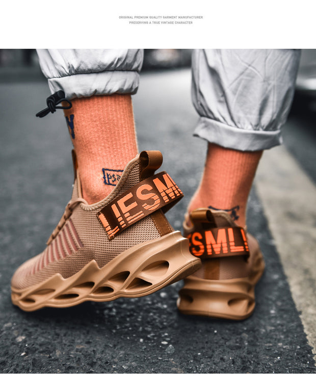 Unisex Sneakers Breathable Running Shoes Sport Comfortable Casual Couples Gym Mens Shoes - Ernadi