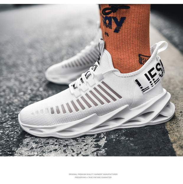 Unisex Sneakers Breathable Running Shoes Sport Comfortable Casual Couples Gym Mens Shoes - Ernadi
