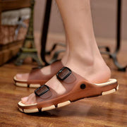 Male Fashion High Quality Plus Size Home & Beach Sandals Men Casual Durable Anti Skid Peep Toe Summer Sandals Sandalias A5756