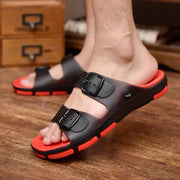 Male Fashion High Quality Plus Size Home & Beach Sandals Men Casual Durable Anti Skid Peep Toe Summer Sandals Sandalias A5756