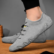 Suede Leather Men Loafers Slip on Men Driving Shoes Soft Moccasin Sneakers - Ernadi