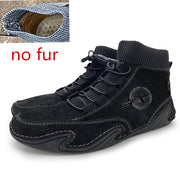 Suede Leather Men Loafers Slip on Men Driving Shoes Soft Moccasin Sneakers - Ernadi