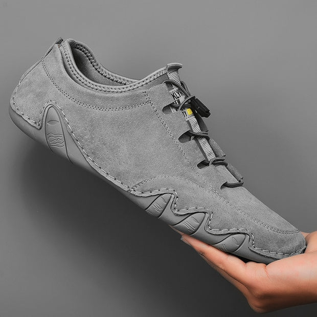Suede Leather Men Loafers Slip on Men Driving Shoes Soft Moccasin Sneakers - Ernadi