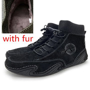 Suede Leather Men Loafers Slip on Men Driving Shoes Soft Moccasin Sneakers - Ernadi