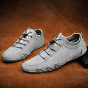Suede Leather Men Loafers Slip on Men Driving Shoes Soft Moccasin Sneakers - Ernadi
