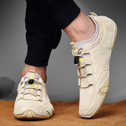 Suede Leather Men Loafers Slip on Men Driving Shoes Soft Moccasin Sneakers - Ernadi