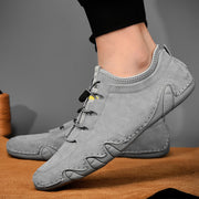 Suede Leather Men Loafers Slip on Men Driving Shoes Soft Moccasin Sneakers - Ernadi