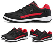 Men Sneakers Casual Shoes Breathable Lace up Mens Spring Leather Shoes Men - Ernadi