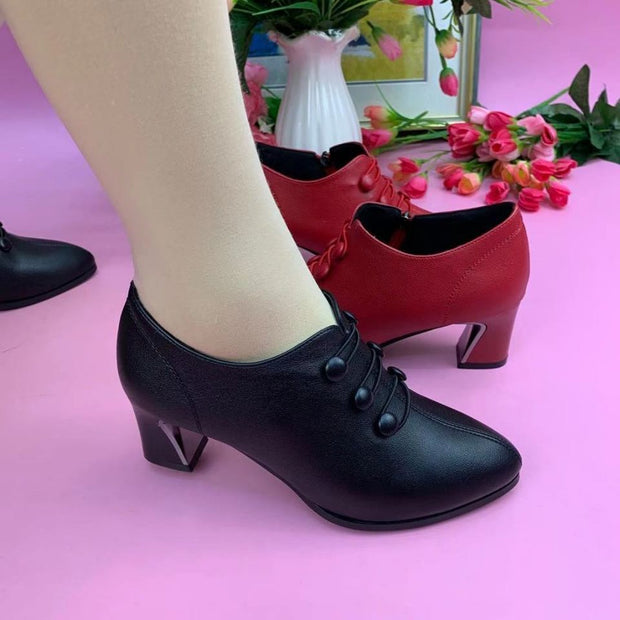Classic Women's Shoes Pointed Toe Pumps Patent Leather High Heels Boat Party Wedding Red Wedding