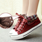 Student Canvas Shoes Wedge Women Casual Shoes - Ernadi