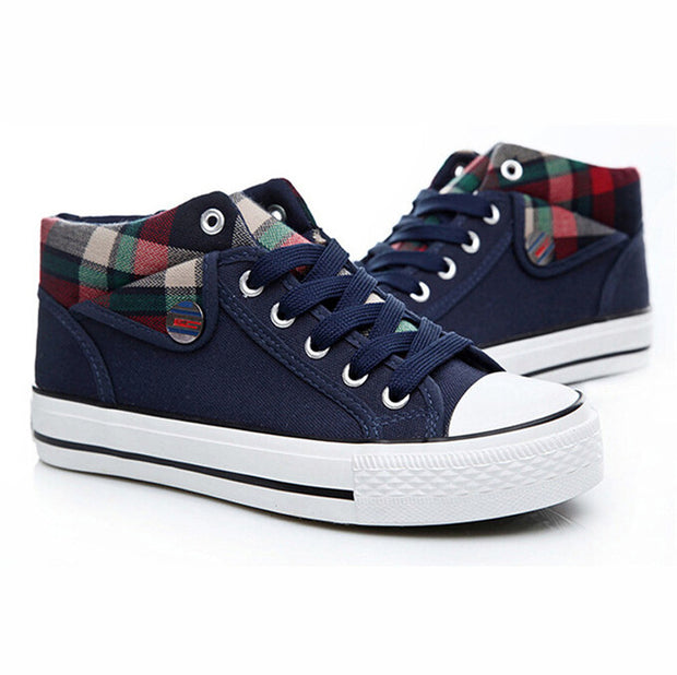 Student Canvas Shoes Wedge Women Casual Shoes - Ernadi